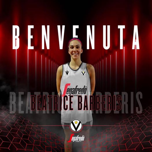 Beatrice Barberis è una nuova giocatrice della Virtus Segafredo Bologna