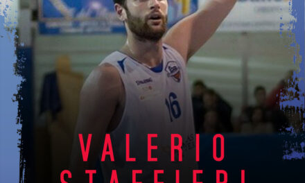 Valerio Staffieri nuovamente in maglia Eurobasket Roma
