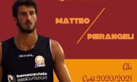 Il Basket Roma ingaggia Matteo Pierangeli