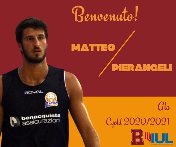 Il Basket Roma ingaggia Matteo Pierangeli