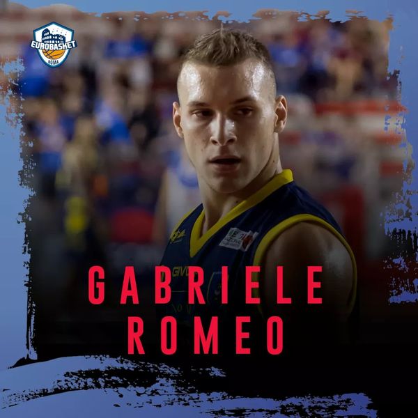 L’Eurobasket Roma annuncia Gabriele Romeo