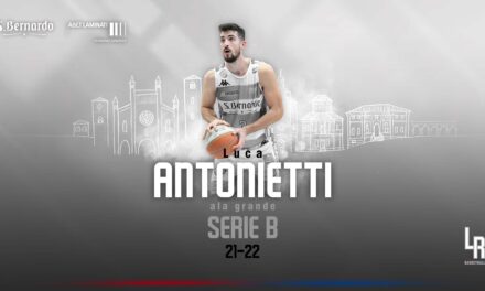 Langhe Roero Basketball, Antonietti secondo pilastro del roster