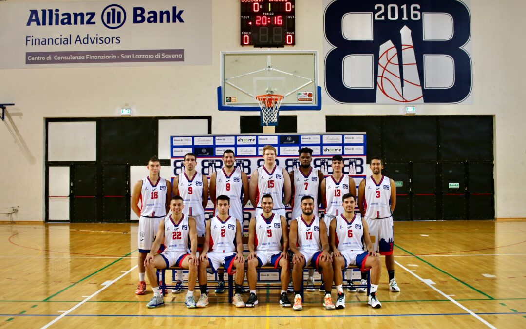Bologna Basket 2016, debutto in campionato contro il Basket 2000 Reggio Emilia
