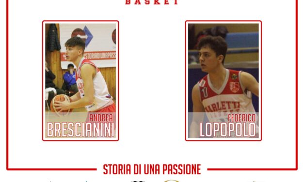 Barletta Basket, confermati Brescianini e Lopopolo