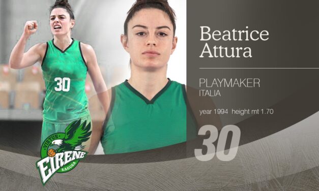 Beatrice Attura è ufficialmente una giocatrice della Passalacqua Ragusa