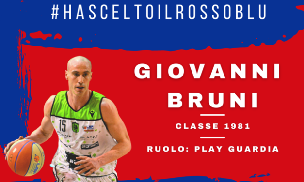 Montecatini Basket, Giovanni Bruni è finalmente rossoblu