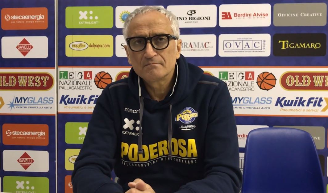 Bologna-Montegranaro, coach Pancotto: “Vittoria che rende onore ai miei giocatori”