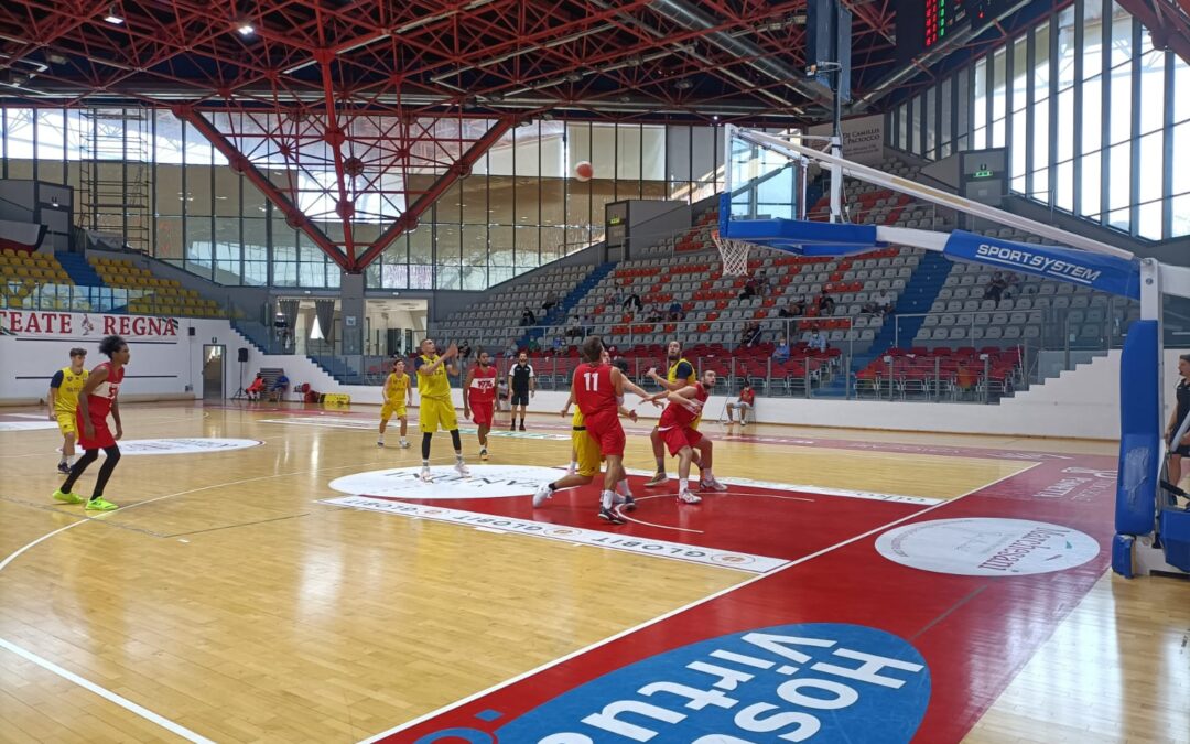 Sutor Basket Montegranaro, ottima prova dei gialloblù nell’amichevole contro Chieti