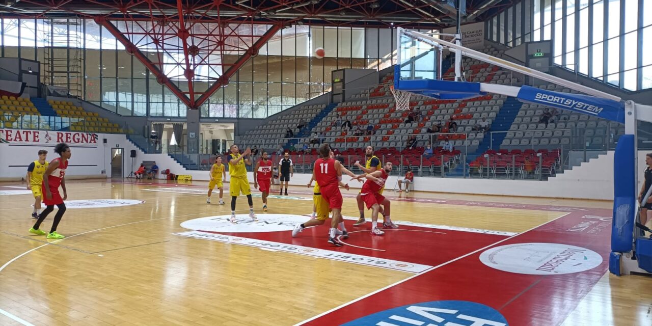 Sutor Basket Montegranaro, ottima prova dei gialloblù nell’amichevole contro Chieti