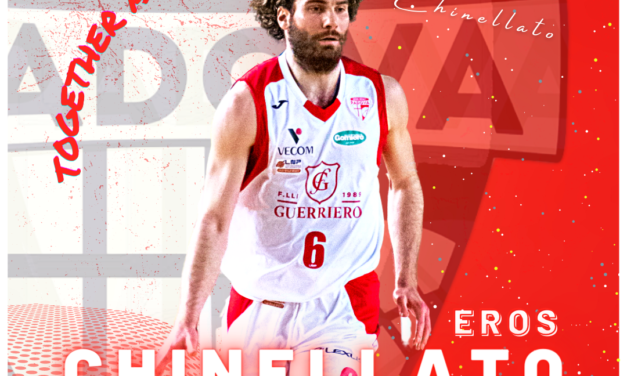 Eros Chinellato è ancora uno dei leader dell’Unione Basket Padova