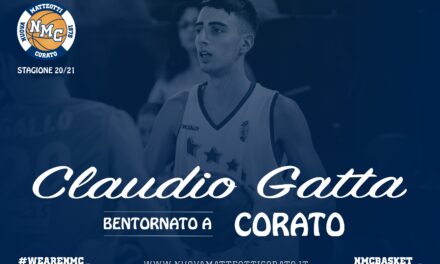 La Matteotti Corato riabbraccia Claudio Gatta