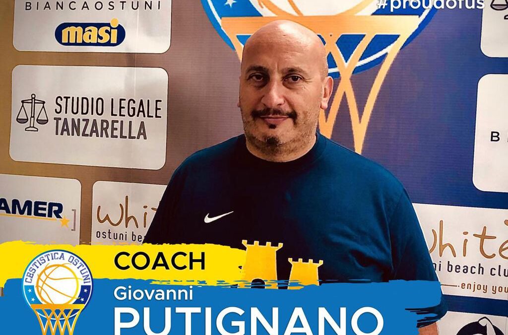 La Cestistica Ostuni stoppata a Monopoli, coach Romano rassegna le dimissioni. Giovanni Putignano è il nuovo allenatore