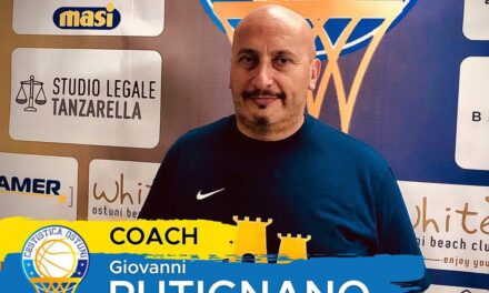 La Cestistica Ostuni stoppata a Monopoli, coach Romano rassegna le dimissioni. Giovanni Putignano è il nuovo allenatore