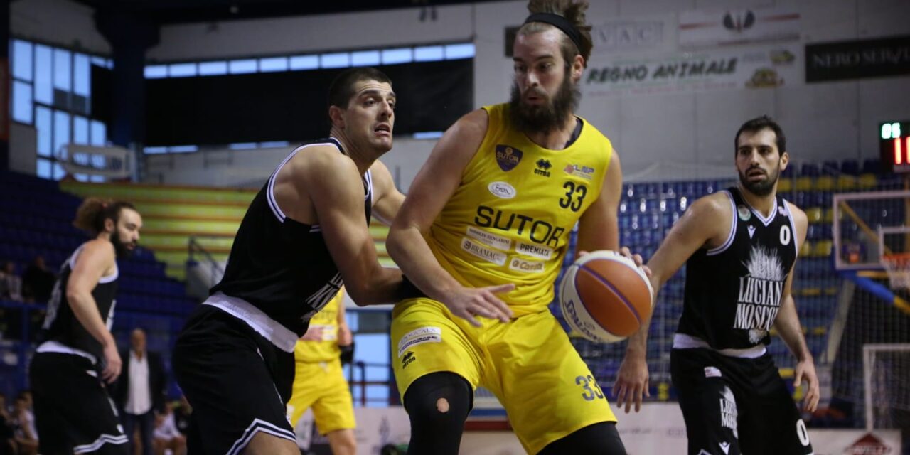 Sutor Basket Montegranaro, sabato si torna in campo in trasferta contro la Luiss Roma