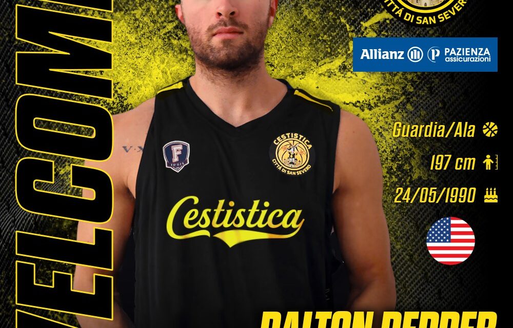 Ufficiale, Dalton Pepper è un nuovo giocatore dell’Allianz Pazienza