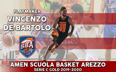 Scuola Basket Arezzo, ultimo colpo con Vincenzo De Bartolo