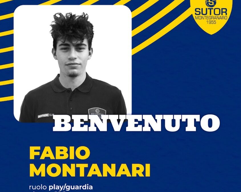 Nuovo arrivo in casa Sutor Montegranaro: è il play classe 2001 Fabio Montanari