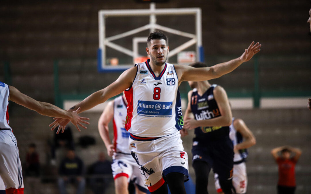 Bologna Basket 2016, pesante sconfitta interna con la WithU, che vince 77-106