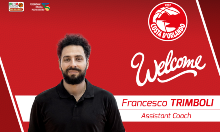 Costa D’Orlando, Francesco Trimboli sarà l’assistente di coach Condello