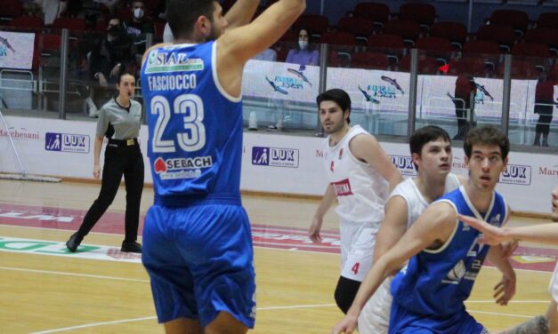 Pescara Basket, prestazione da dimenticare sul campo di Chieti