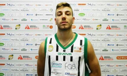 Basket Corato, preso Giuseppe Iannelli
