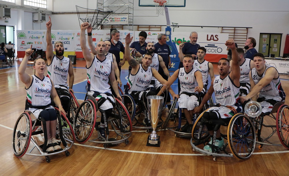 Basket in carrozzina, la Briantea Cantù è di nuovo Campione d’Italia