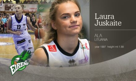La nazionale lituana Laura Juskaite alla Passalacqua Ragusa