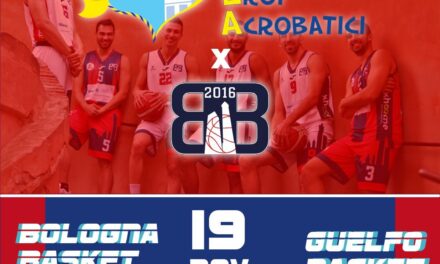 Bologna Basket 2016, domani in campo al Palasavena contro il Guelfo Basket
