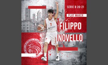 Olimpo Basket Alba, Novello aggiunto al roster della prima squadra