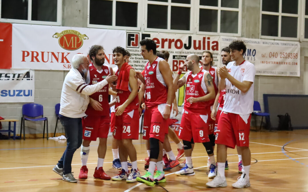 Il Guerriero Padova strappa la vittoria all’overtime sul campo dello Jadran Trieste