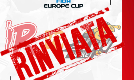 Unahotels Reggio Emilia, rinviato il match di FIBA Europe Cup contro Kiev