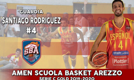 Scuola Basket Arezzo, colpo Santiago Rodriguez