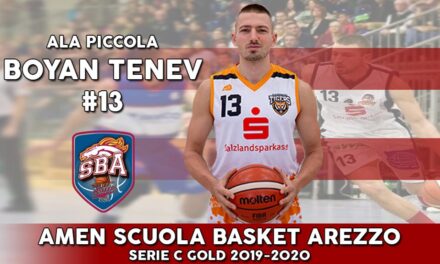 Scuola Basket Arezzo, presa l’ala bulgara Tenev