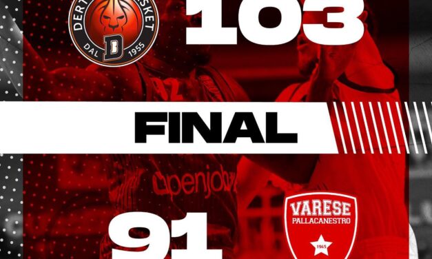 Varese cade a Tortona: 103-91 il finale
