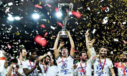 La Dinamo Sassari e la Sardegna alzano al cielo la Supercoppa 2019