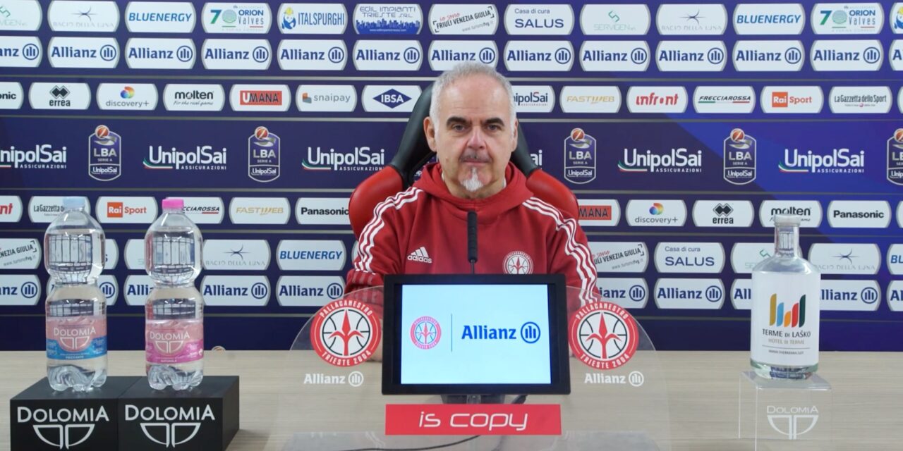 Allianz Trieste, coach Ciani: “Grande rispetto della Virtus ma ciò non deve trasformarsi in passività”