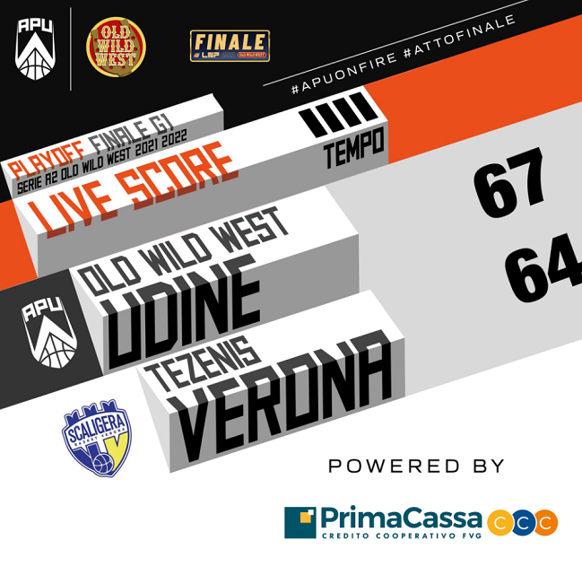 Gara1 va all’Apu Udine: Scaligera Verona sconfitta 67-64