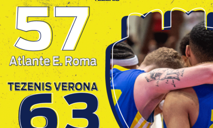 Verona ancora vincente. Eurobasket Roma battuta 57-63 e le vittorie di fila diventano otto