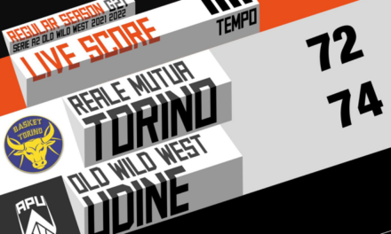 Udine si conferma in vetta. Torino espugnata 72-74