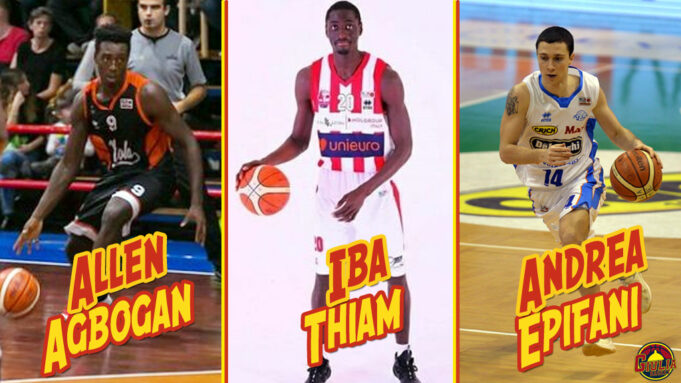 Giulia Basket, ufficiali Iba Koite Thiam, Allen Agbogan e Andrea Epifani