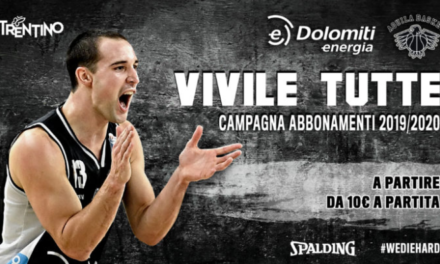 Aquila Basket Trento, presentata la campagna abbonamenti 2019/20