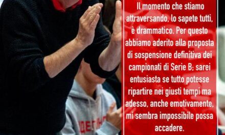 Lettera aperta del presidente di Piacenza Marco Beccari sulla sospensione dei campionati di Serie B