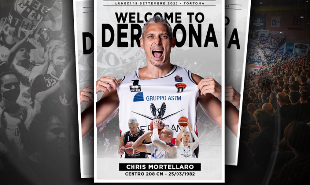 Derthona Basket, aggiunto al roster Chris Mortellaro