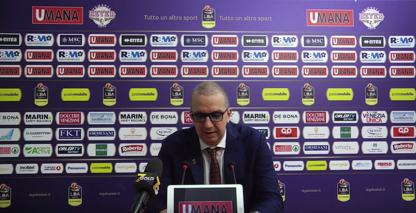 Reyer Venezia, De Raffaele: “Sarà una Serie A intrigante per chi la guarda e difficile per chi c’è dentro”