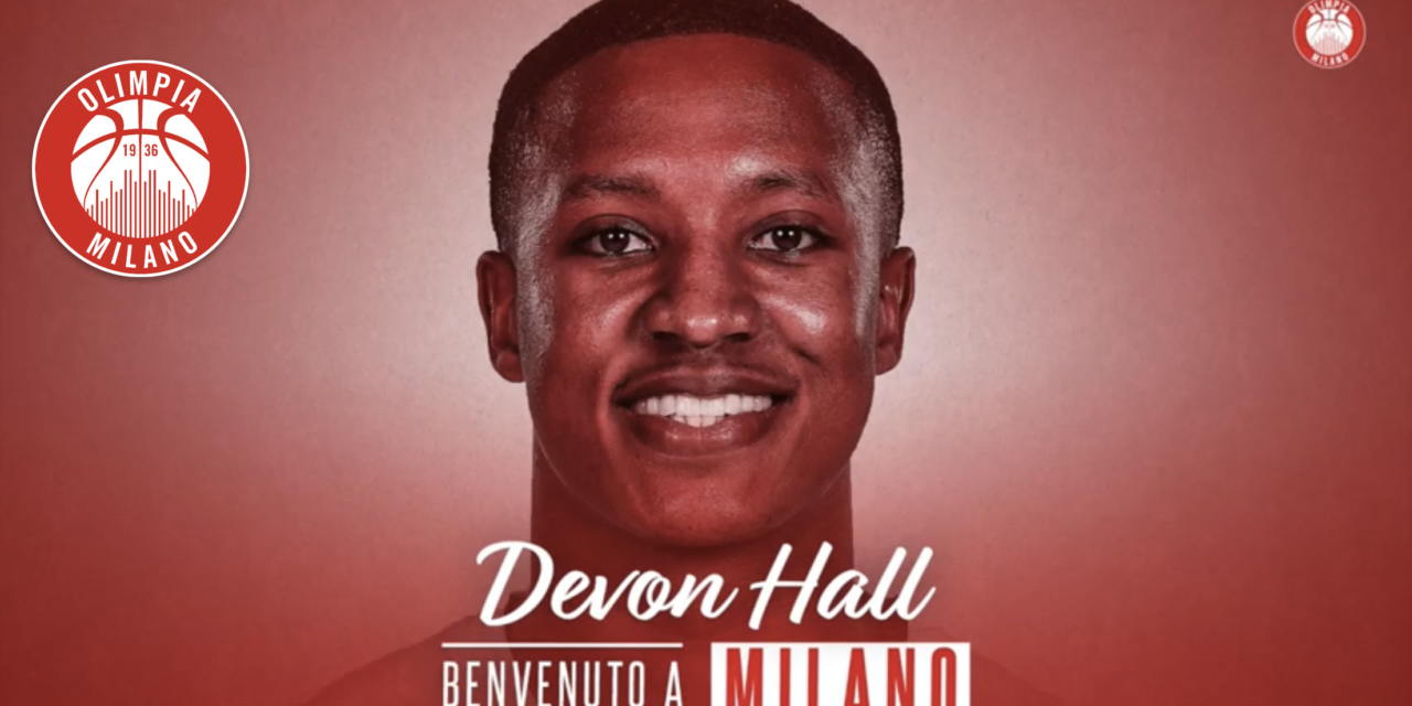 Ufficiale, Devon Hall firma un biennale con l’Olimpia Milano