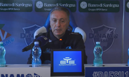 Dinamo Sassari, coach Bucchi: “Convinto che il lavoro pagherà”
