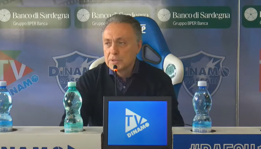 Dinamo Sassari, Bucchi: “Non ci è permesso fare calcoli. Dobbiamo conquistare i Playoff”