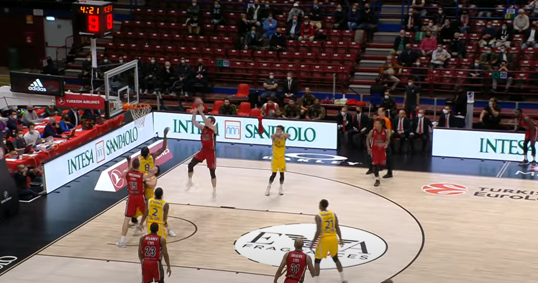 EuroLeague, l’Olimpia non si ferma: al Forum, il Maccabi Tel Aviv cade per 83-72