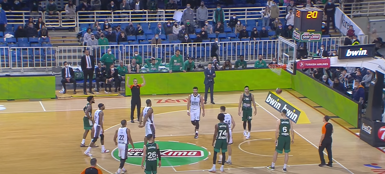 EuroLeague, l’Olimpia espugna OAKA. Panathinaikos battuto 75-76