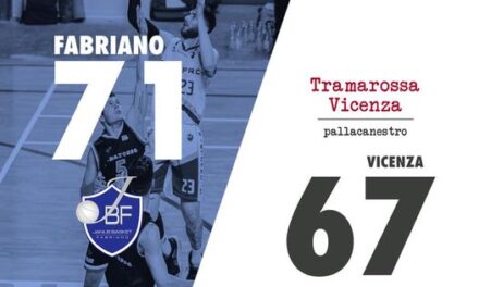 La Ristopro Fabriano batte Vicenza e torna al primo posto